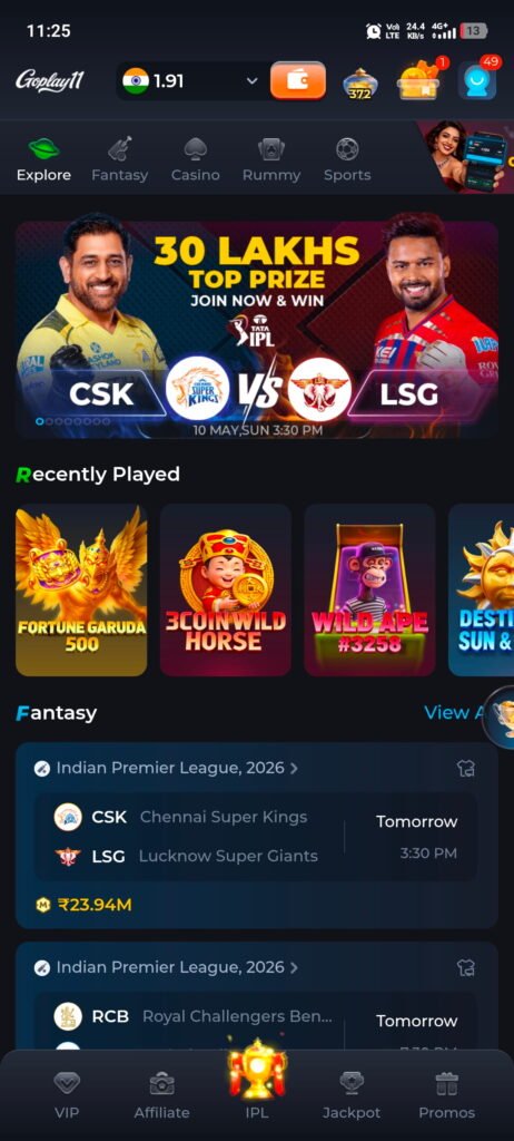 Download GoPlay APK and start winning today